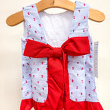 Blakely Star Spangled Swiss Dot Bloomer Set