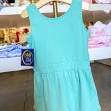 Layla Athletic Romper- Seafoam