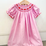 Valentine's Day Pink Gingham Bishop