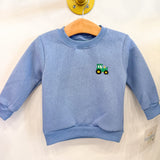 Blue Tractor Pullover