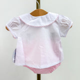 Avery Pink Diaper Set Flowers