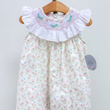 Ellis Pink Flower Dress Songbird Garden