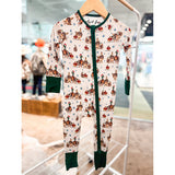Bamboo Zipper Merry Mallards (Velvet Fawn)