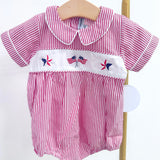 Flag & Star Striped Boys Bubble