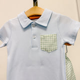 Myles Short Set - Blue & Green