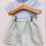 Myles Short Set - Blue & Green