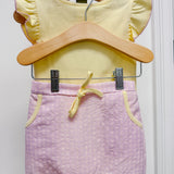 Remi Skort Set - Yellow & Pink