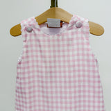 Addison A-Line Dress - Pink Gingham