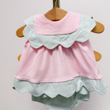 Lila Bloomer Set - Pink & Green
