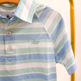 Performance Polo - Blue Bell/Dusty Aqua