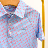 Boys Flag Polo Shirt