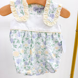 Yellow Ruffle Floral Bubble
