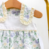 Yellow Ruffle Floral Bubble