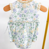 Yellow Ruffle Floral Bubble