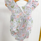 Lilah Floral Print Pink/Purple Bubble