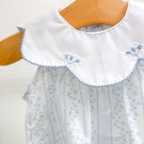 Aria Blue Scalloped Bubble