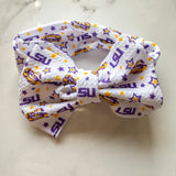 Nylon Band LSU Bow