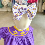 Nylon Band LSU Bow