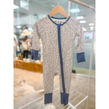 Bamboo Zipper Pajama Wild Horses (Velvet Fawn)