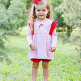 Ho Ho Ho Pink Bloomer Set