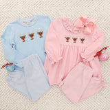 Run Run Rudolph Ruffle Pant Set