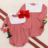 Jane Bubble Red Stripe