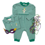 King Cake Baby Romper