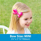 Mini Classic Velvet Red Bow