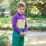 Mardi Gras Colorblock Pullover