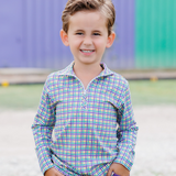 Mardi Gras Plaid Pullover