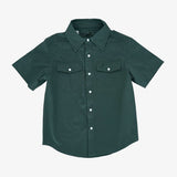 Performance Pearl Snap Mallard Green (Velvet Fawn)