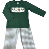 Boys Life Smocked Pants Set
