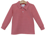 Michael Polo LS Red Stripe