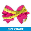 Medium WeeSplash Colored Swim Bow Shocking Pink