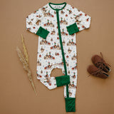 Bamboo Zipper Merry Mallards (Velvet Fawn)