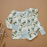 Bamboo Two Piece Set Mallard Sky (Velvet Fawn)