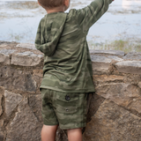 Classic Camo Green Swim Trunk