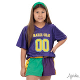 Mardi Gras Football Jersey