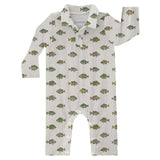 Lake Fish- LS Polo Romper