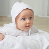 Paty Knit Bonnet White