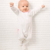 Evelyn's Classic Embroidered Ruffle Footie