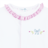 Evelyn's Classic Embroidered Ruffle Footie