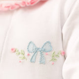 Evelyn's Classic Embroidered Ruffle Footie