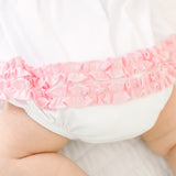 Gator Applique Ruffle Bubble Pink