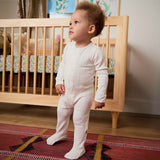 Tofu Love Lines Pointelle Footie