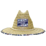 Cabo Straw Hat Terra Camo