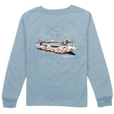 Boat Ride LS Steel Blue (Properly Tied)
