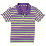 Boys Mardi Gras Polo Fat Tuesday
