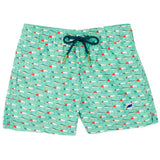 Boys Swim Trunk Vintage Lures