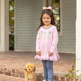 Dog Ruffle Pants Set